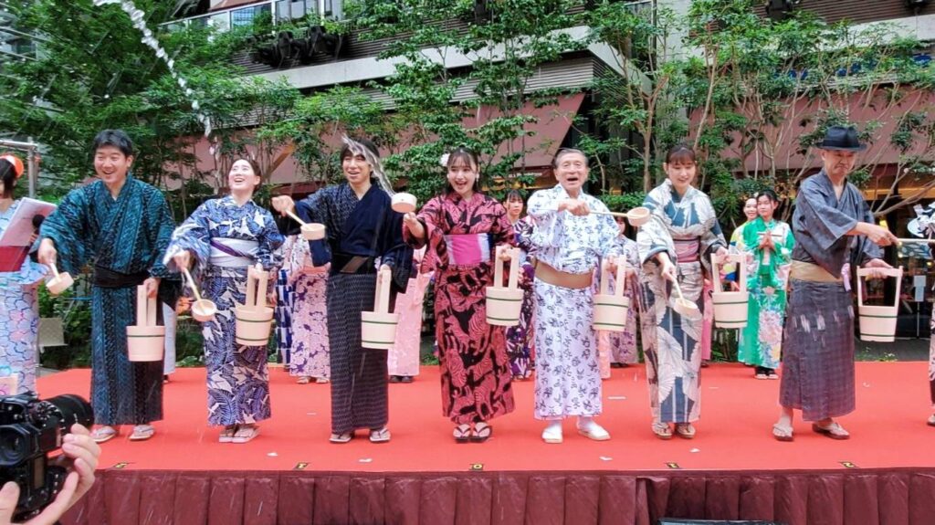 七夕ゆかた祭りに参加させていただきました！